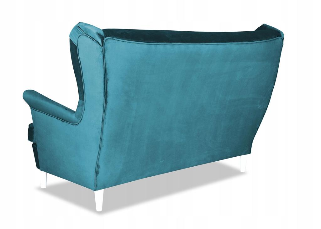 Lounge Set of Furniture Diana Wingback Sofa Armchairs Poufs Family Furniture Set