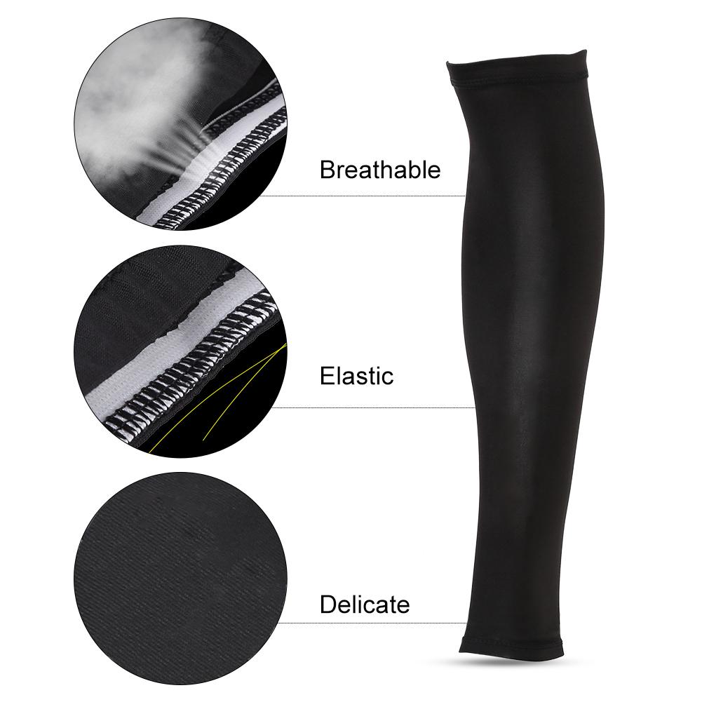 1 Pair Outdoor Unisex Sports Sun UV Protection Breathable Leg Sleeves (M)