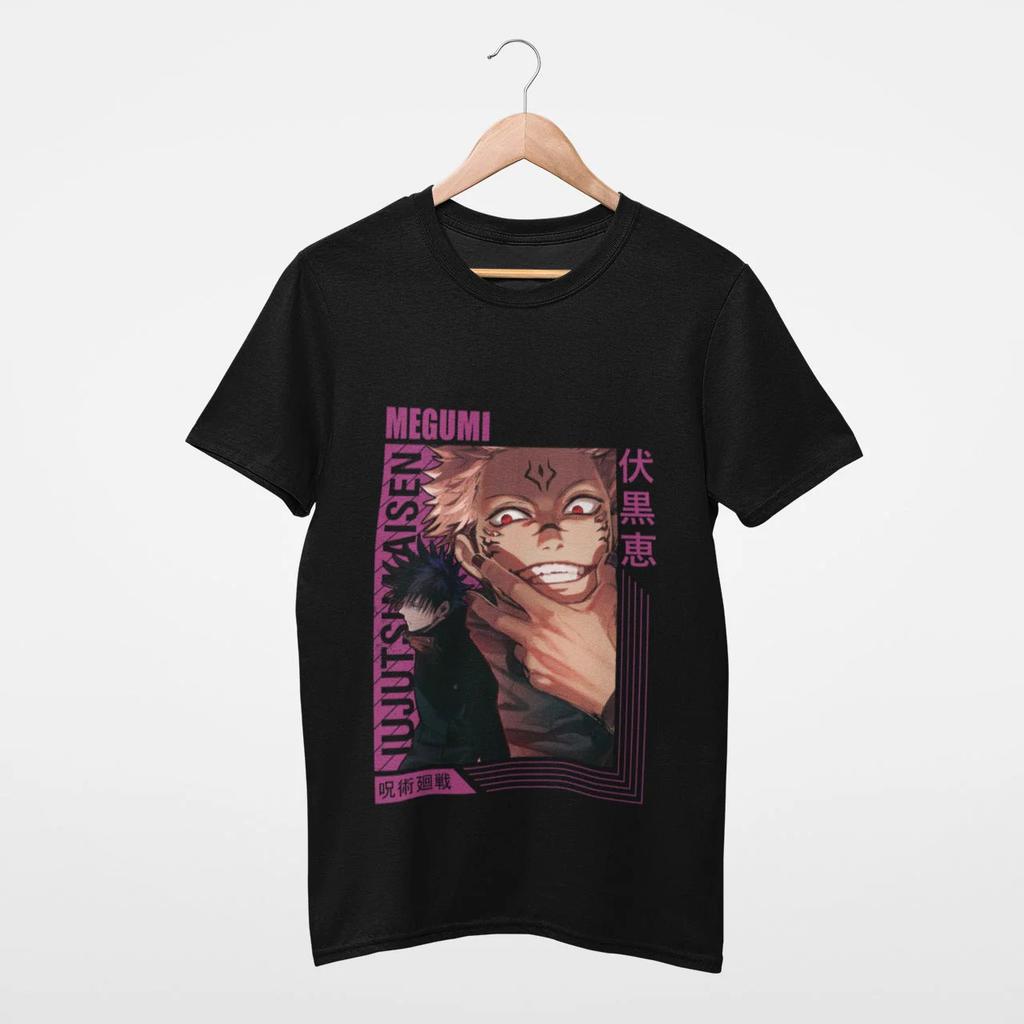 Anime Jujutsu Kaisen Satoru Gojo Graphic TShirt 100Cotton Oversized Shirt Unisex Y2k Unisex Short Sleeve ONeck 2026 High Quality