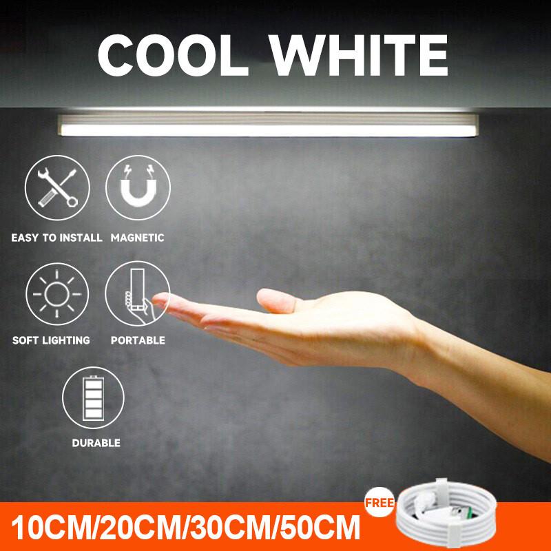 

Индукционная световая полоса с эффектом человеческого тела, магнитная присоска, световой шкаф, шкаф для вина, обувной шкаф, USB, маленькая ночная световая полоса, зарядка 10CM