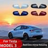 Side Mirror Cover For Tesla Model 3 2018 -  Wing View Mirror Shell Cap Cover