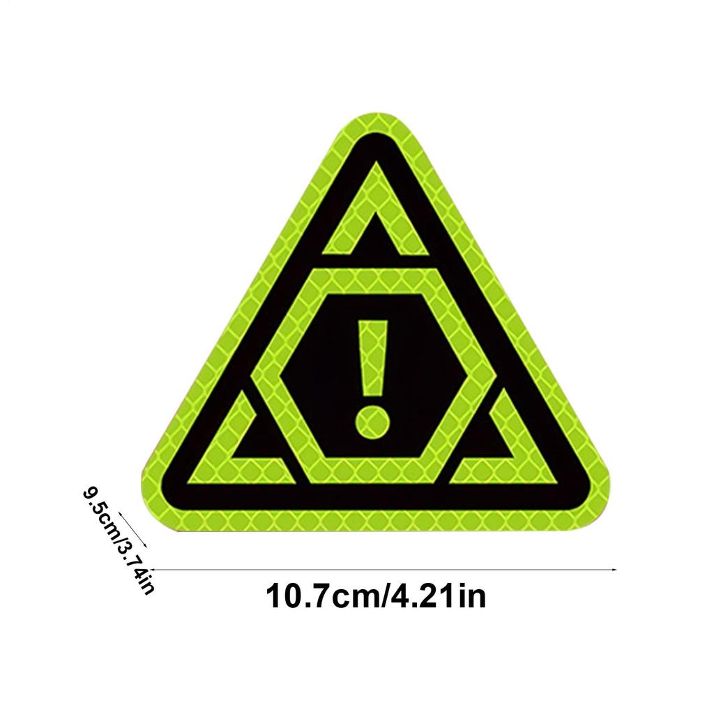 Reflective Sticker for Helmet, Bicycle Reflective Stickers, Anti-collision Warning Strip Decal Protective Sticker for