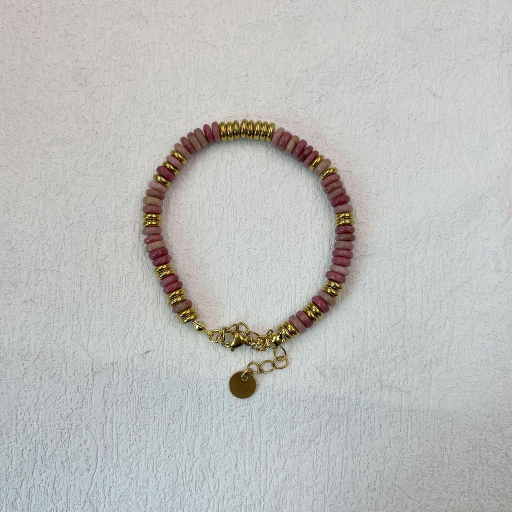 Colorful Semi-Precious Stone Beaded Necklace - Handmade Vintage Clavicle Chain with Optional Multi-Color Design