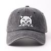 Embroidered Cat Baseball Cap Cotton Soft Vintage Sun Hat Women Men