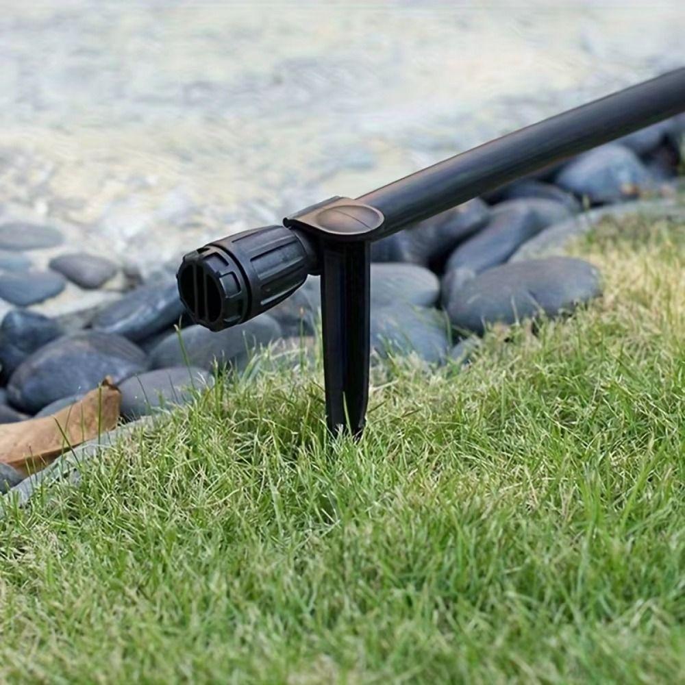 50Pcs Heavy Duty Hose Stakes Sturdy Support Frame Garden Hose Supports  Drip Irrigation System