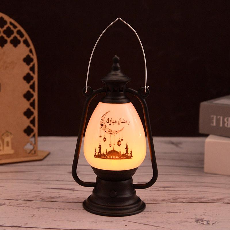 Retro Petroleum Sturmleuchte Eid Mubarak Sturmleuchte Eid al-Fitr Moschee Dekoration Islamisch Ramadan Kareem Festival Partyzubehör