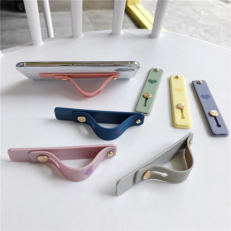 Supporto universale per telefono con fascia da polso, impugnatura per anello di lusso, supporto per smartphone estremamente sottile, staffa con presa incollata