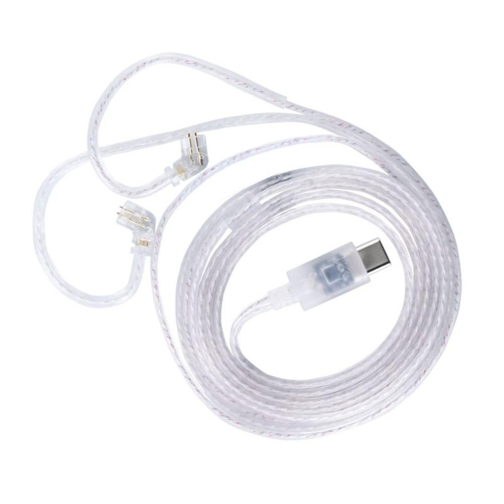 Gold-plated Pin KZ Headphones Cable Silver-Plated 2PIN Earphone Wire  Headset Accessories