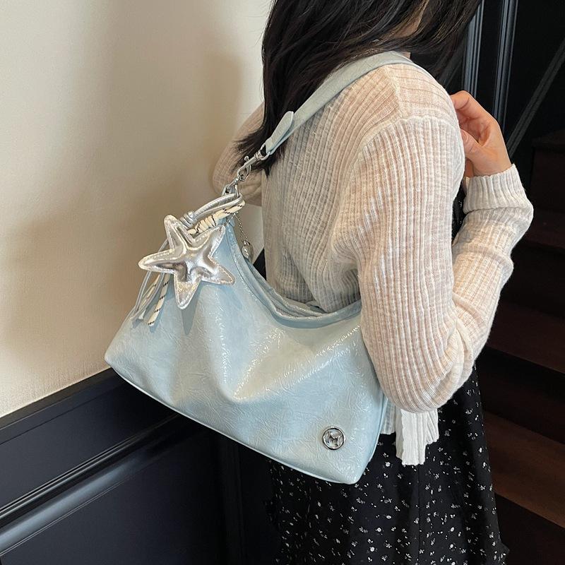 Fashion Underarm Bag Versatile Women's Bag New Small Square Bag Solid Color Shoulder Bag Casual Messenger Bag