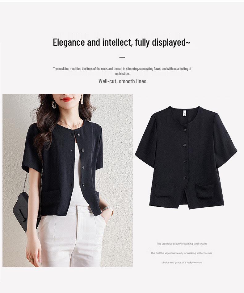 Women's Chic Linen Short-Sleeve Summer Shirt