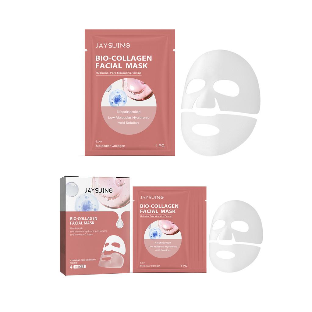 Jaysuing Collagen Hydrating Facial Mask Refreshing Moisture Rich Soft Sheet Mask For Daily Skin Care