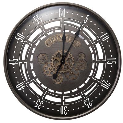 Retro Wall Clock Gear Creative Art Clock Iron Decoration for Bar Living Room Home