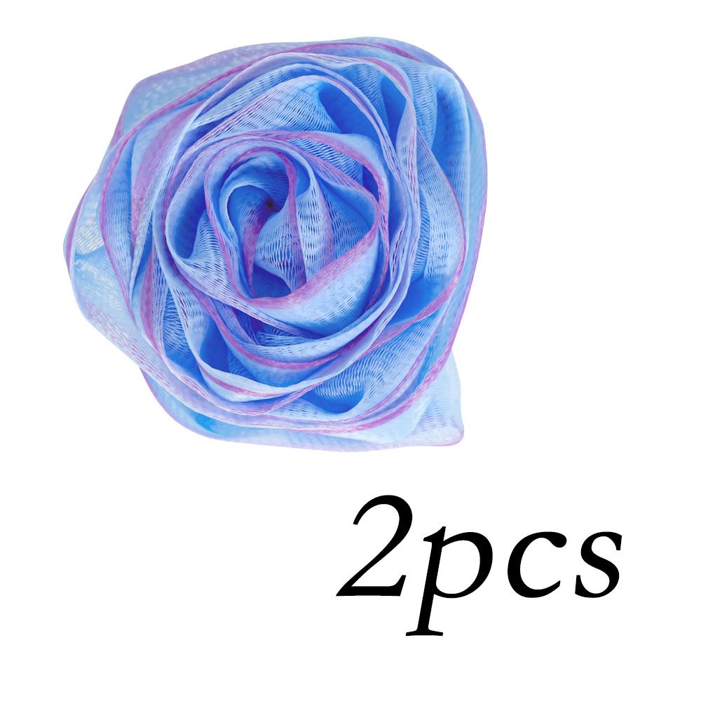 Luxurious Mesh Shower Ball Bath Sponge Exfoliates Skin Gentle Cleansing