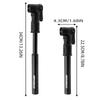 Bicycle Pump Mini Portable Hand Tire Tube Inflator Aluminum Alloy Bike Air Shock Pump Schrader Presta Valve