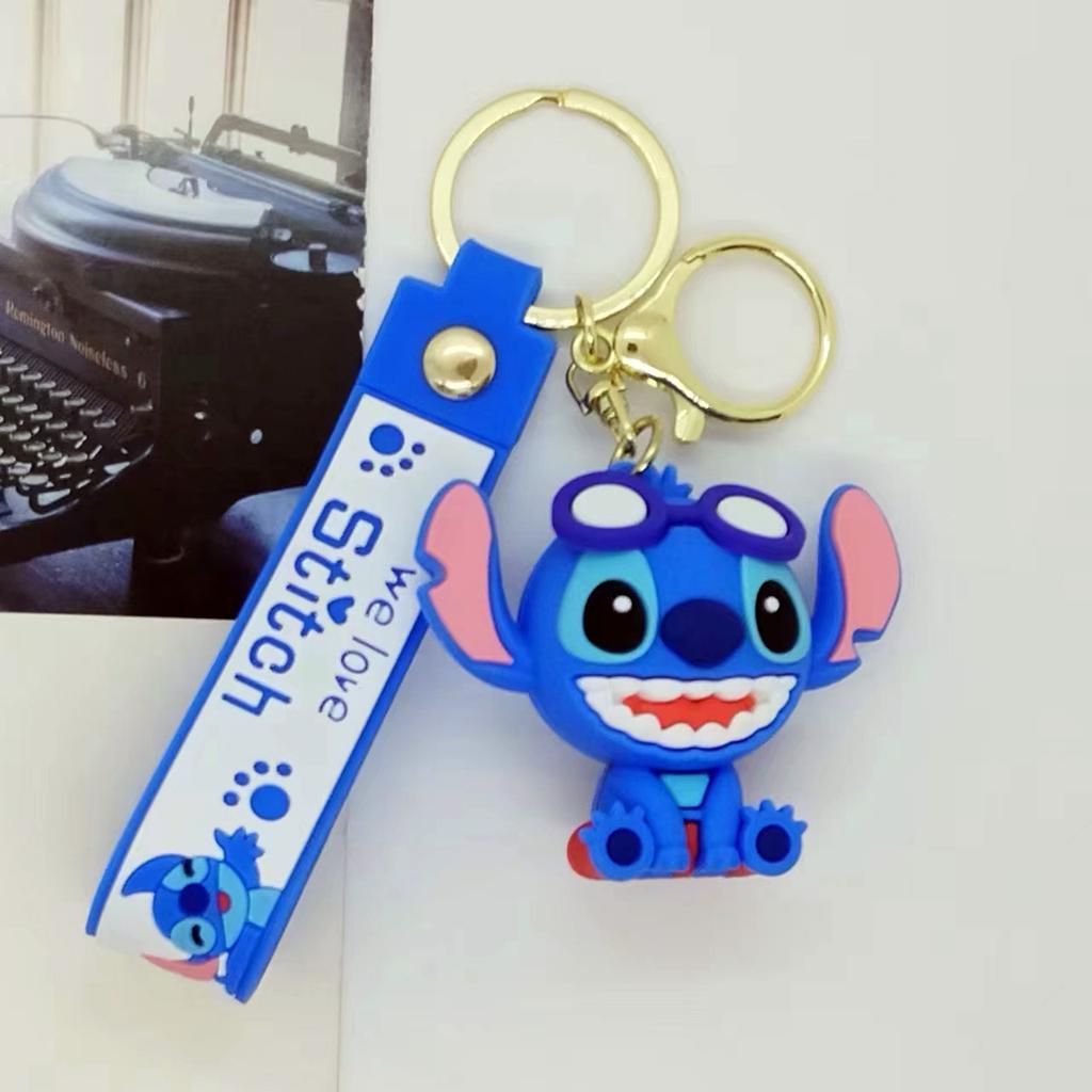 Creative Cartoon Stitch Doll Keychain Bag Car Keychain Accessories Gift Wholesale Fashion Toys Anime Cartoon Frind
