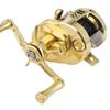 Fishing Reel Mirco Drum Baitcaster Reel with Weighs 139g Lure Reel 4kg Max Drag Speed Ratio 7.6:1 12+1BB CNC Alloy Body Shallow Spool Baitcasting Reel