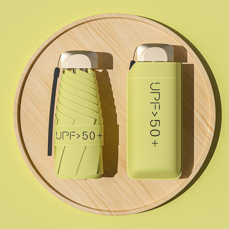 New Mini Ultra-light Flat 60% Exquisite Gradual Change Parasol Anti-ultraviolet Pocket Portable Umbrella Umbrella