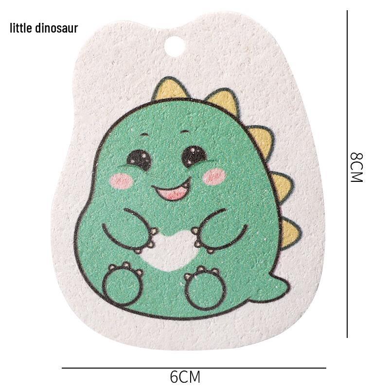 Cartoon Compressed Sponge Cleaning Brushes - 20 Pack