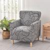 Floral Printed Tub Chair Covers Stretch Club Armchair Slipcovers Elastic Single Sofa Covers Living Room Bar Counter Hotel