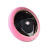 Universal Plush Steering Wheel Cover  Soft Faux Rabbit Fur Anti Slip Warm Winter Car Steering Protector Interior Accessories