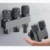 Angle Valve Independent Switch Three-way Toilet Multifunction Valve Three-control Faucet Washing Machine Faucet One In Three Out