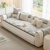 Non-Slip  Sofa Protector Soft Anti-Skid Patchwork Sofa Mats Imitation Cotton Linen Sofa Armrests Cushion Sofa Cushion Cover