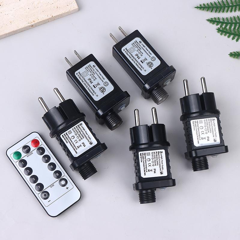 Eu Us Uk Plug Ac 220V 110V To 31Vdc 6W 24V 5V Transformer Plug Power Supply Ip44 8Modes Led Lamp Driver Switch Adapter