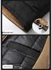 2025 Winter Extra Large Men's Japanese-Style Hooded Cotton Workwear Jacket - Trendy Mid-Length Casual Coat, Plus Size, Warm.