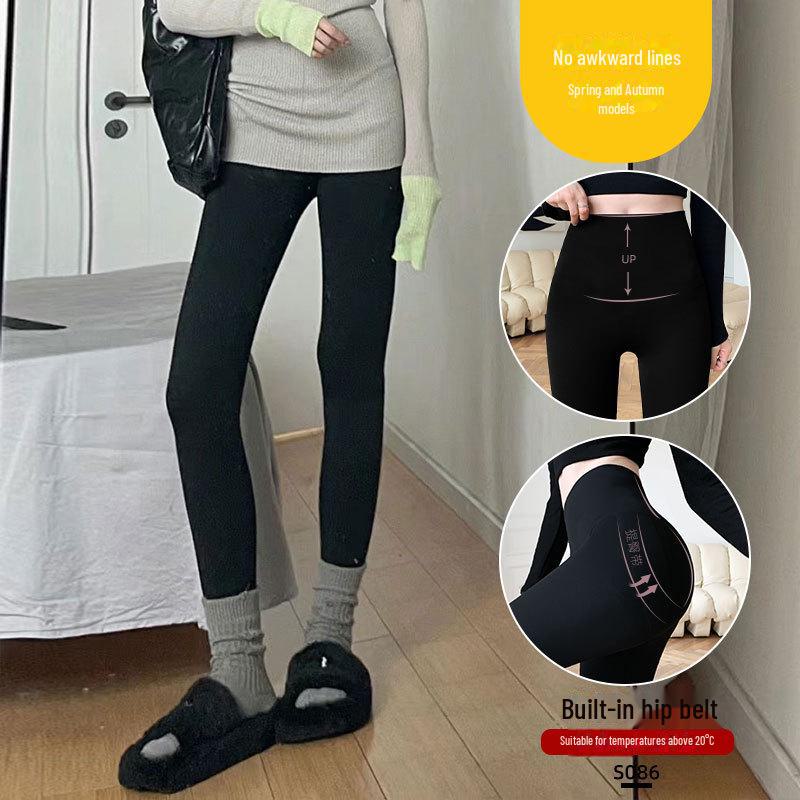 

Женские плотные теплые коричневые штаны для йоги Shark с бархатом, идеально подходят для осени и зимы в качестве верхней одежды, облегающие леггинсы Barbie S (80-95 lbs)