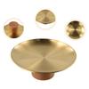 Cake Tray Fruit Display Plate Korean Style High Stand Korean Style Fruit Display Plate Sturdy Wooden Base Stylish Appearance
