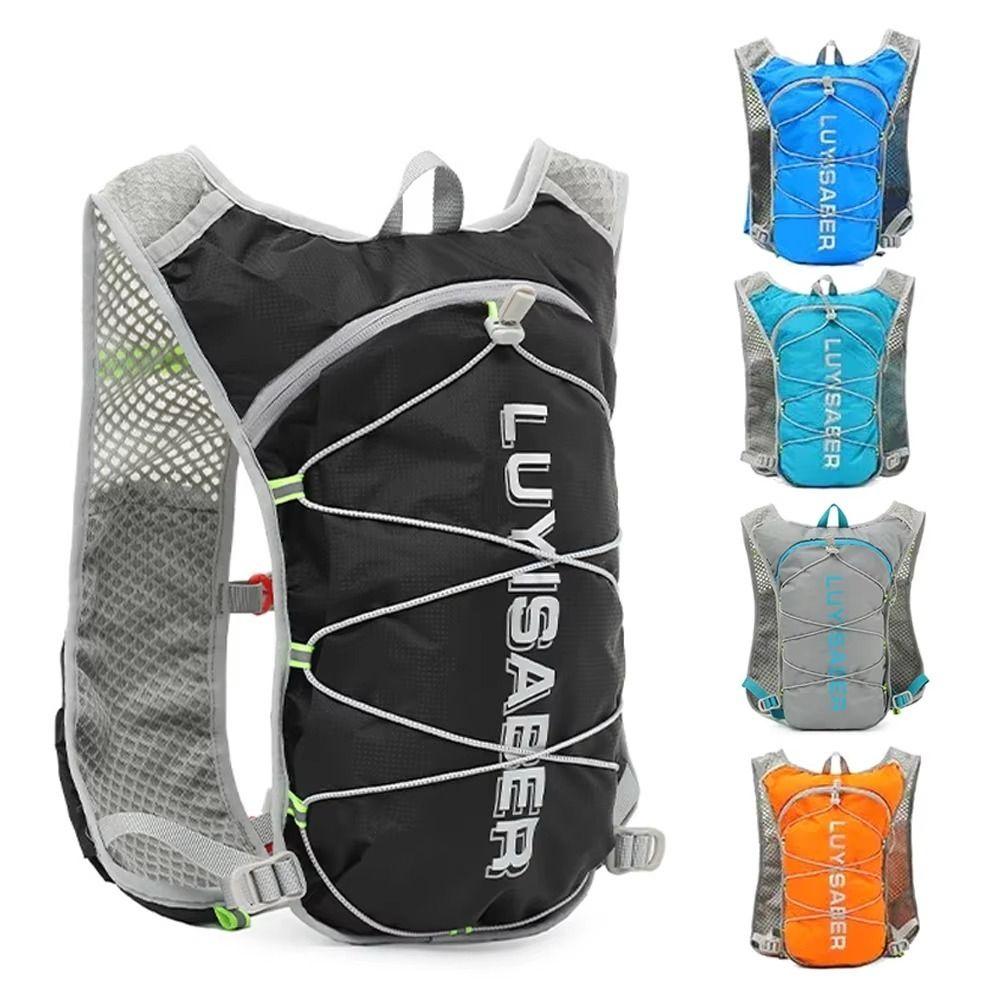 

2L Hiking Hydration Vest Ultralight Water Vest for Running Water Bottle Equip фіолетовий