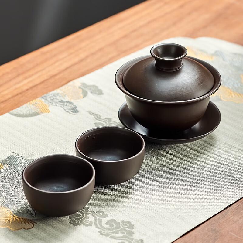 Chinese Zisha Clay Kung Fu Tea Set