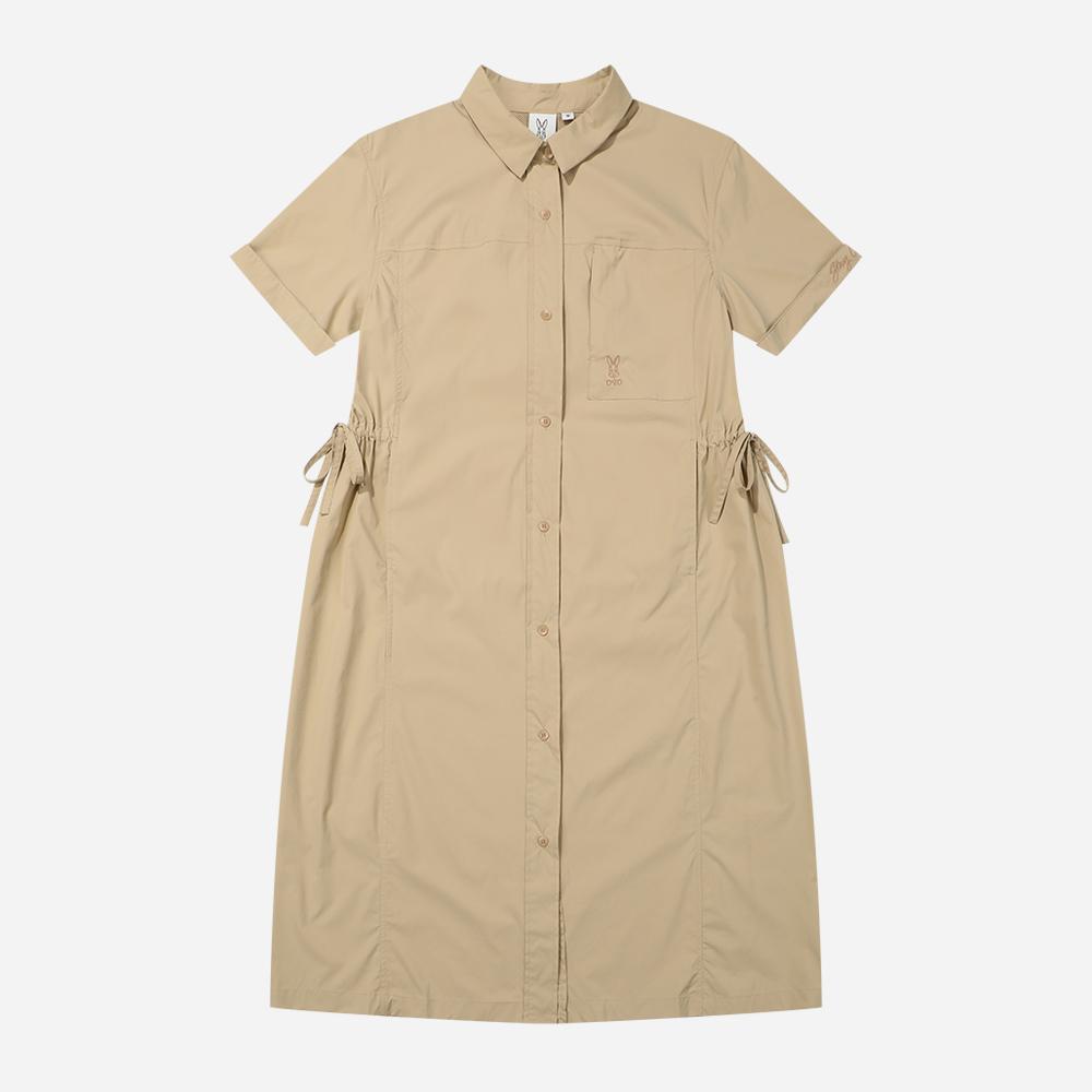 DOD Camper Short Sleeve Dress - Tan