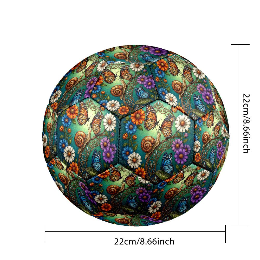 1pc Garden Whimsy Durable Size 5 Soccer Ball Professional Match Training Football Indoor &Outdoor Sports Ball P60112