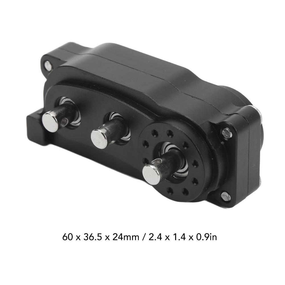 Compact 2 Speed Gearbox Metal Transfer Case for SCX10 1/10 RC Crawler Car For Climbing Car