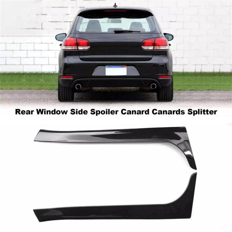 Spoiler Canard Lateral Lunetă Aripă Splitter pentru Golf 6 MK6 GTI 2008 2013 Spoiler Lateral Lunetă Specificație OEM Plastic Înlocuire
