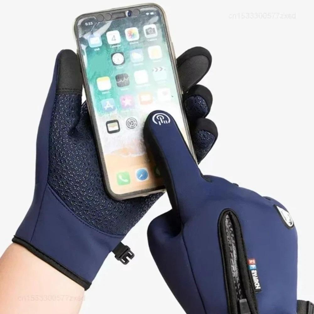 Warm Winter Thermal Gloves Windproof Touch Screen Gloves New Motorcycle Gloves  Outdoor Sports