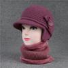 Hat Ladies Ear Protector Warm Wool Hat Winter Grandma Fleece Cold Hat