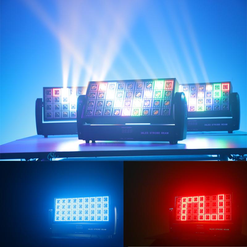 LED 200W Beam Strobe Lights Stage Washing Moving Head Lighting With Warm White Effect DMX512 For DJ Disco Bar Party