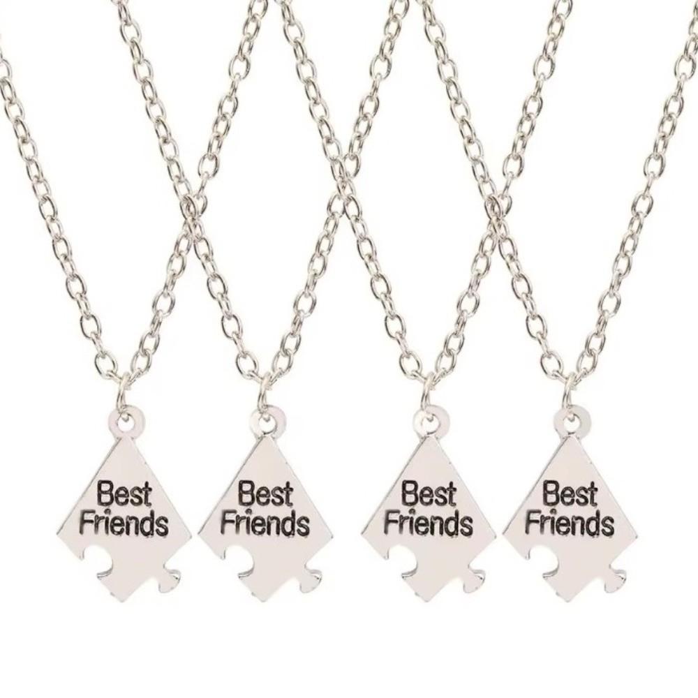 Kreatywny Naszyjnik dla Najlepszej Przyjaciółki Stop Cynku Stop Cynku Wielooosobowy Naszyjnik Łączony Naszyjnik Przyjaźni Kobiety