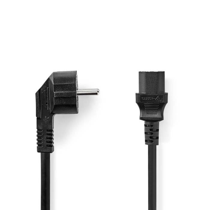 Nedis Câble D'alimentation | CEGL10000BK20 |Noir