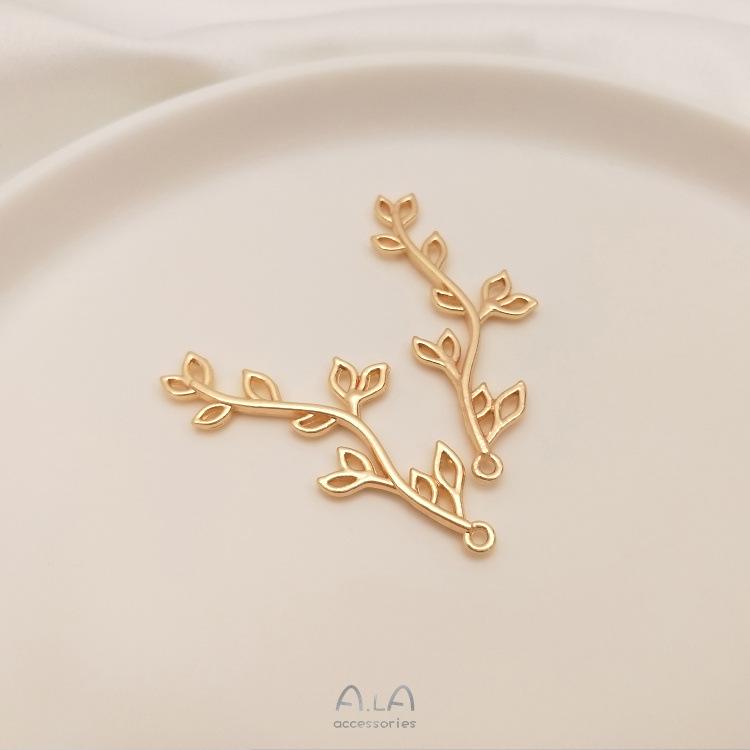 

Украшение-подвеска в виде листика из золота 14 карат: Серьги «Длинная ветвь», Пусеты, Заколки для волос, DIY и Аксессуары ручной работы.