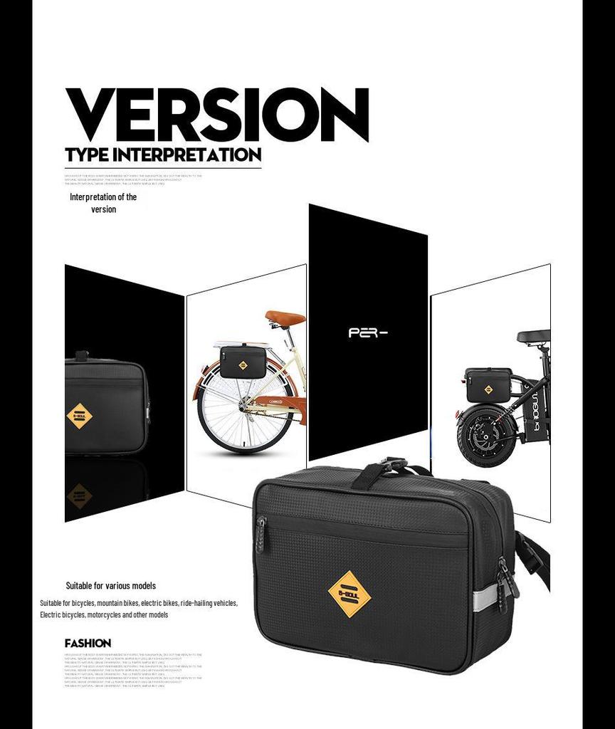 Waterproof Bicycle & Motorcycle Rear Rack Storage Pannier Bag