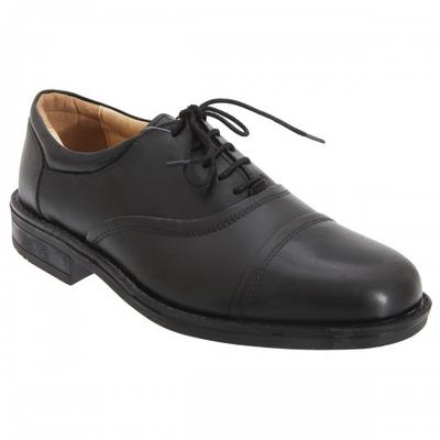 Mens Softie Leather Blind Eye Flexi Capped Oxford Shoes