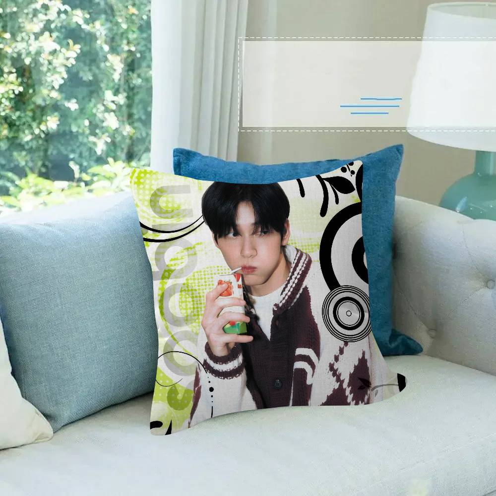 Kpop Group TxT Soobin   Personalized Pillow Dust Cover Bedroom Kids Party Decoration Pillowcase Birthday Children Gift