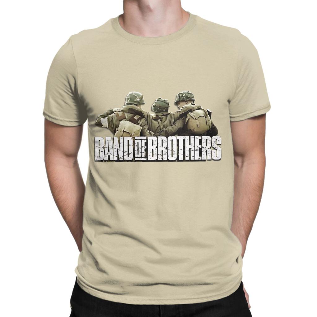 Band of Brothers bianco Divertente 100% Cotone Maglietta Band of Brothers Top Magliette Per Unisex