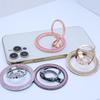 MagSafe Magnetic Phone Ring Holder Stand - Double Ring Glitter Zinc Alloy Desktop Stand