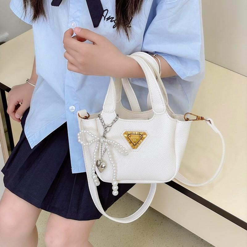 Cartoon Diamond Kids Shoulder Bag Handheld Cute Lightweight Feel Bucket Bag