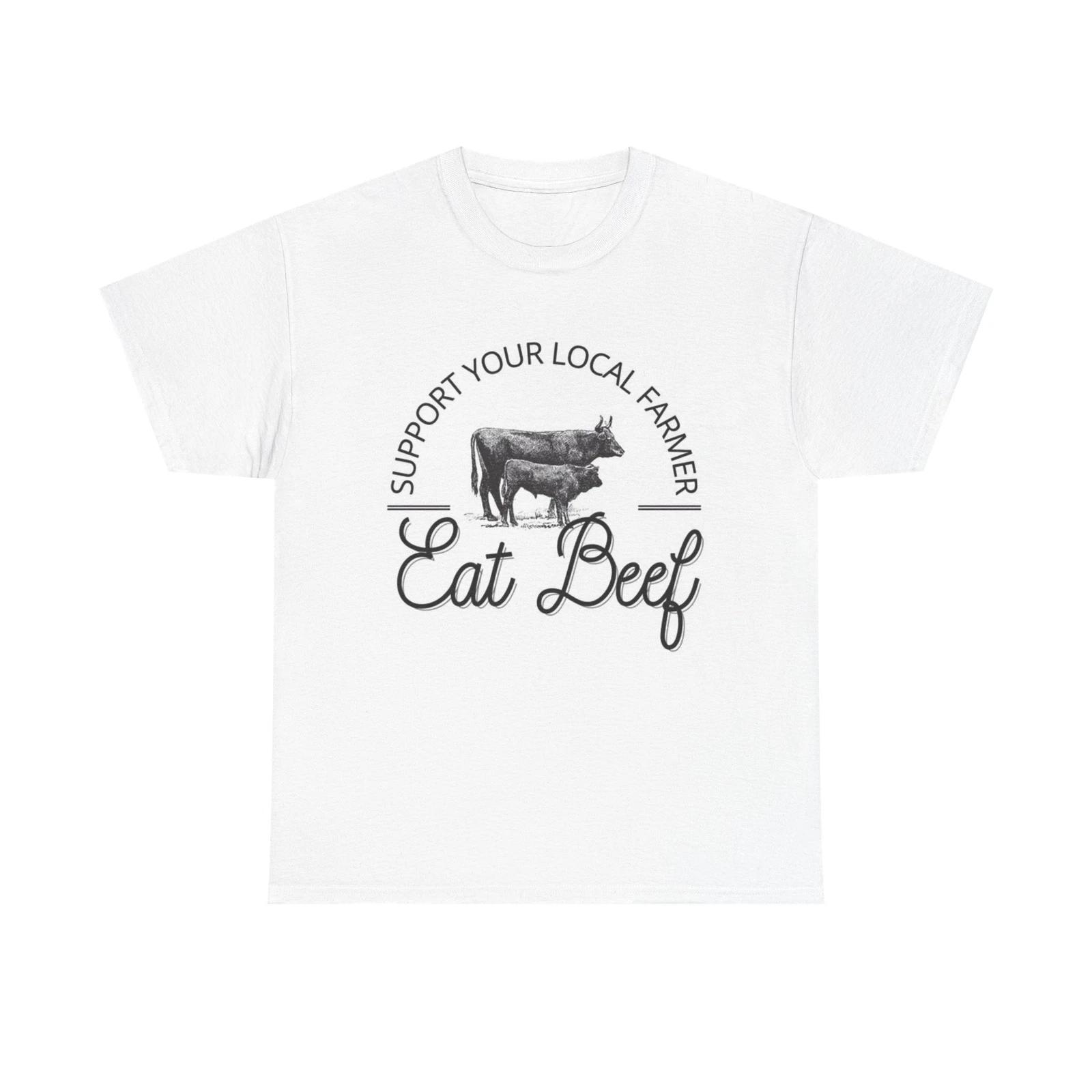 Men s and Women s T-shirts Eat Beef L