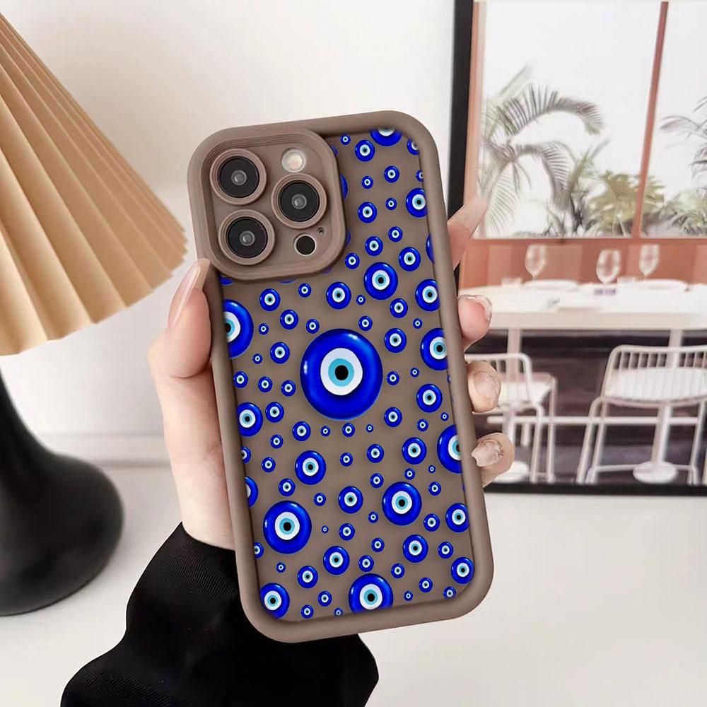 Blue Evil Eye Print Lucky Eye Cover Phone Case For HONOR 400 90 Lite 300 200 70 50 20 10i 9X 8X PRO 5G Silicone Case DIY Shell